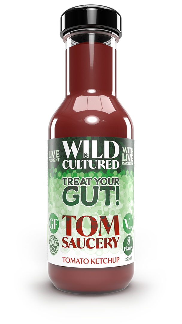 Live fermented organic probiotic gut healthy tomato sauce (ketchup)