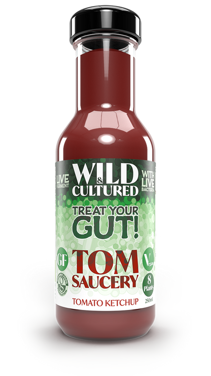 Live fermented organic probiotic gut healthy tomato sauce (ketchup)