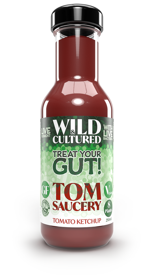 Live fermented organic probiotic gut healthy tomato sauce (ketchup)