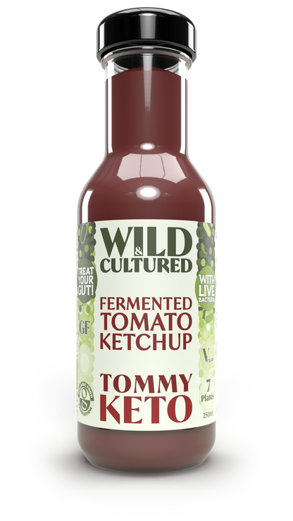Live fermented organic probiotic gut healthy tomato sauce (ketchup)